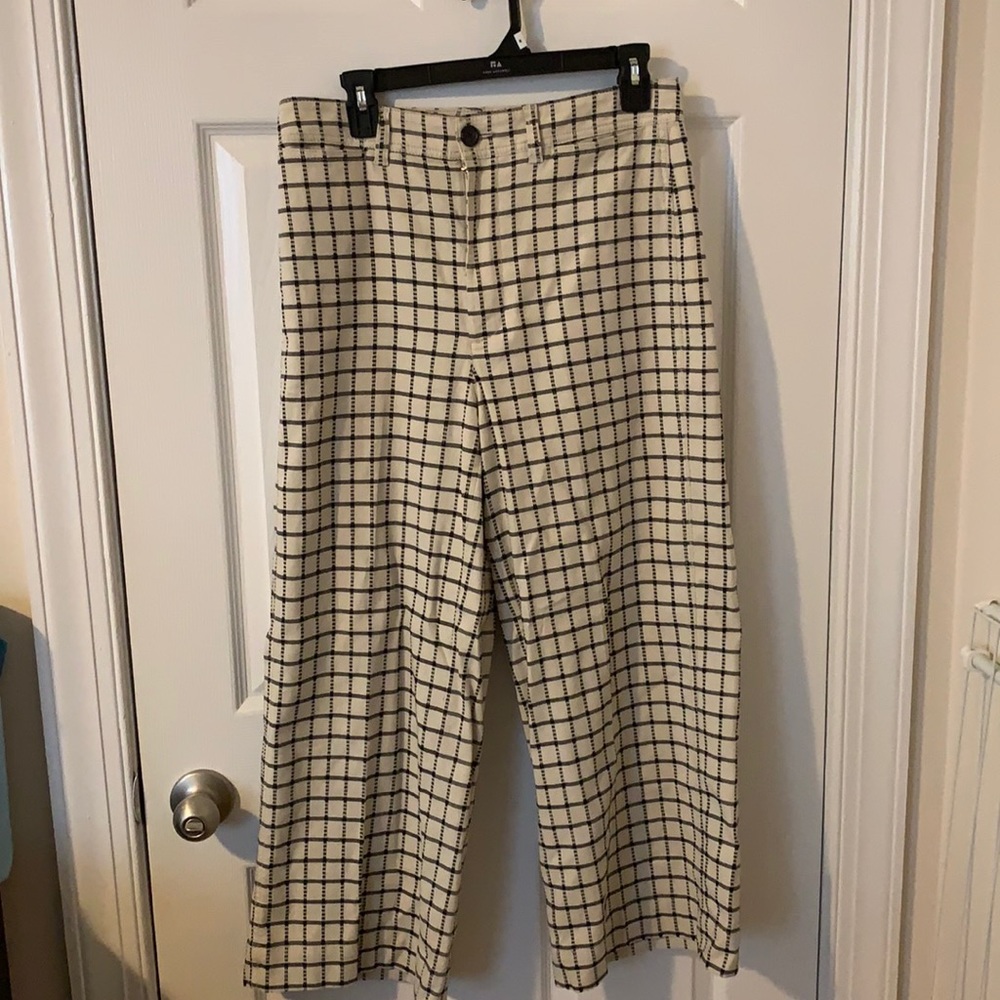 Madewell cropped wide leg pants